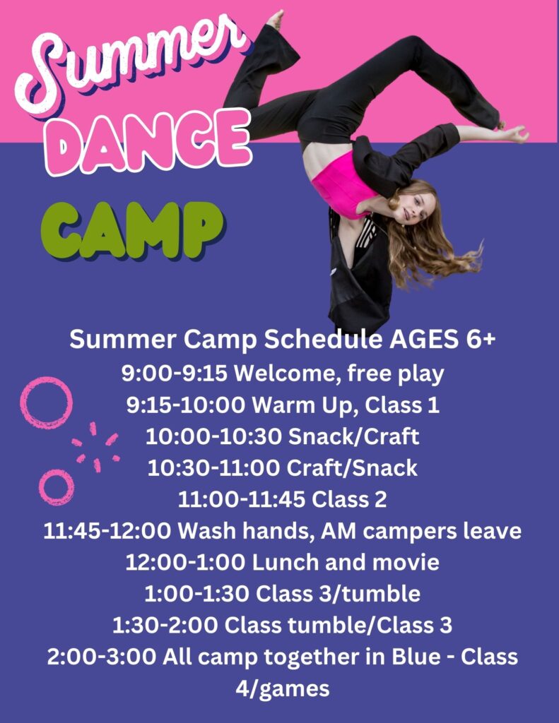 Summer Dance Camps 2025 Betty Chelsey